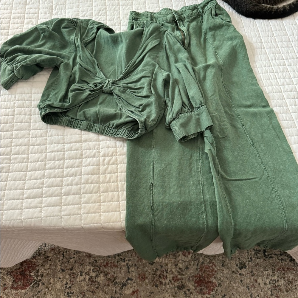 Green two piece
